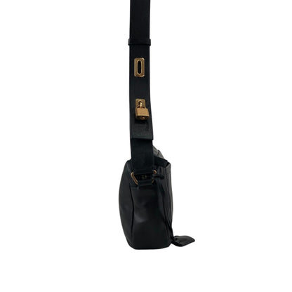 PRADA Padlock Shoulder bag Black Vintage thx6f8