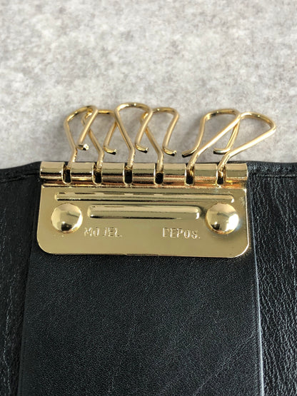 GUCCI Bamboo Key Case Black Vintage m4vr3k