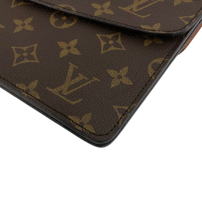 LOUIS VUITTON Monogram Shoulder bag Brown Vintage aaa5yj