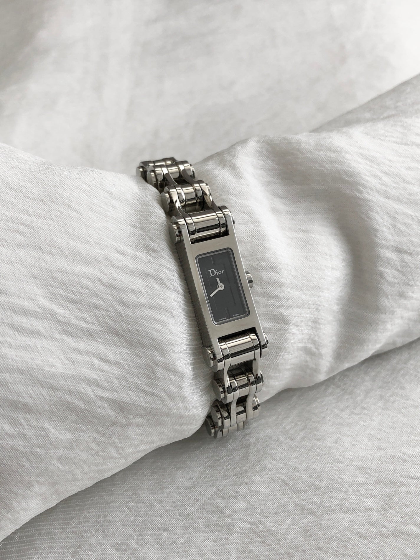 Christian Dior Watch Silver D104-100 Vintage swu6vp