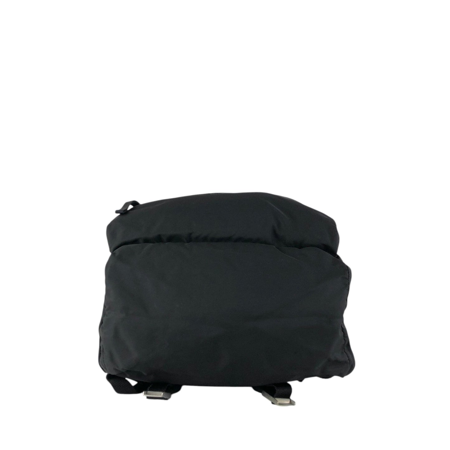 PRADA Tessuto Triangle Logo Backpack Black Vintage 8a5c5r