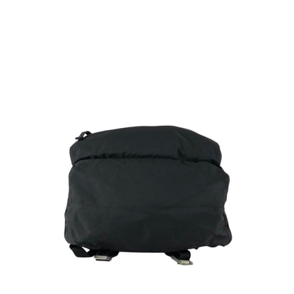 PRADA Tessuto Triangle Logo Backpack Black Vintage 8a5c5r
