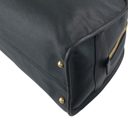 LOEWE Anagram Padlock Small Boston bag Handbag Black Vintage xazh3e