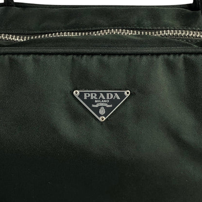 PRADA Tessuto Triangle Logo Padlock Khaki Vintage nxydgr