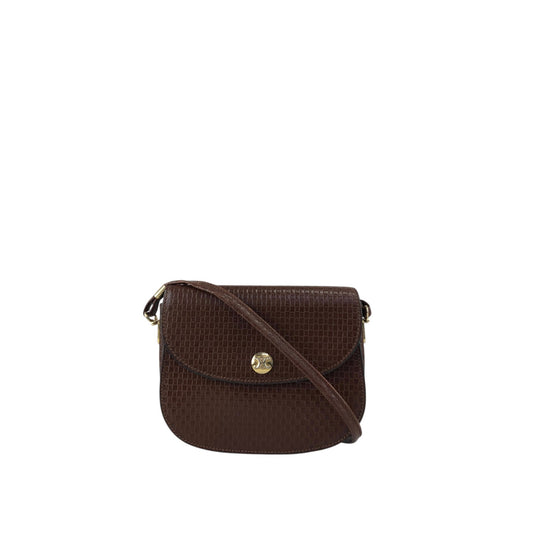 CELINE Triomphe Small Shoulder bag Brown Vintage mgieg8