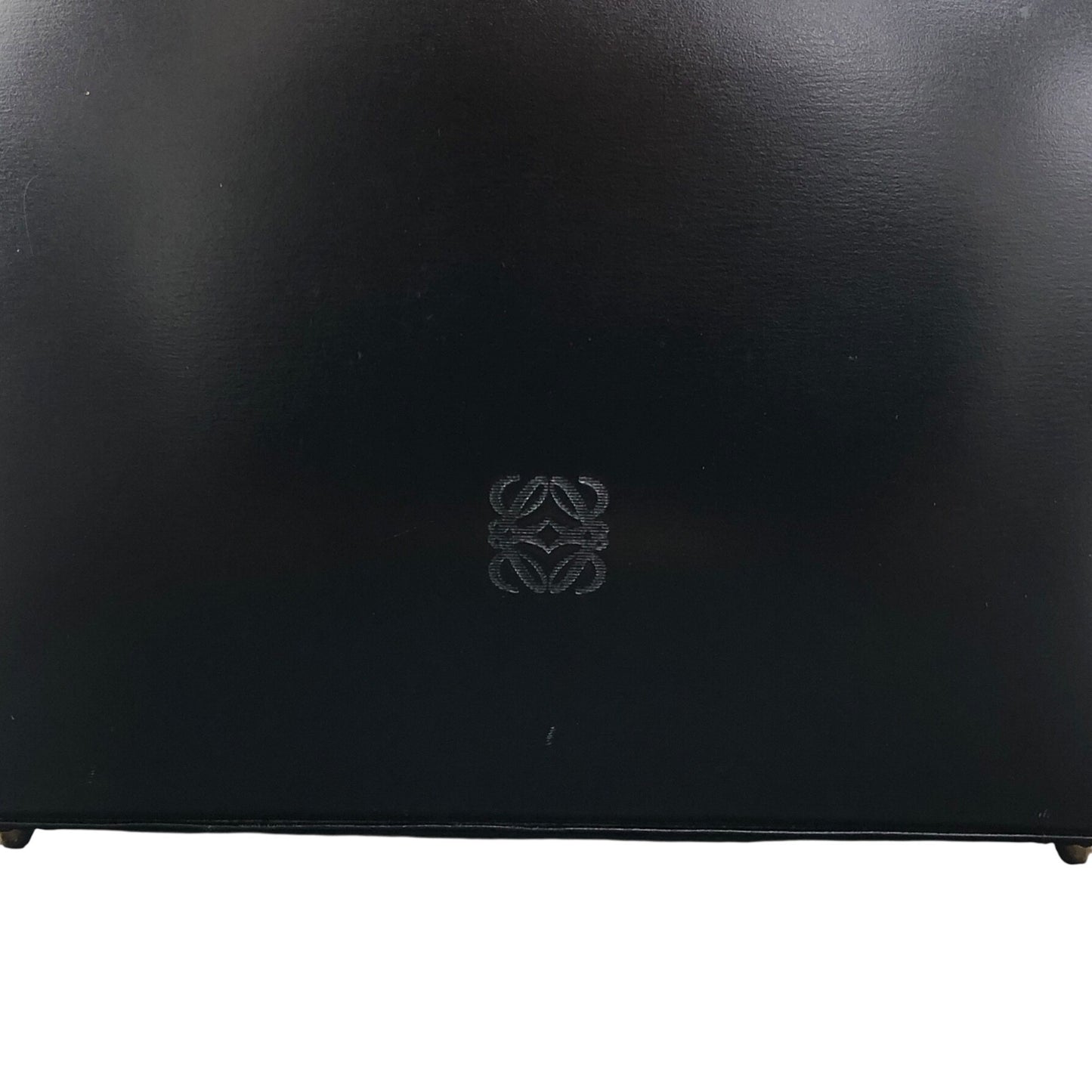 LOEWE Anagram Top Handle Handbag Vanity bag Black Vintage nxkdzt