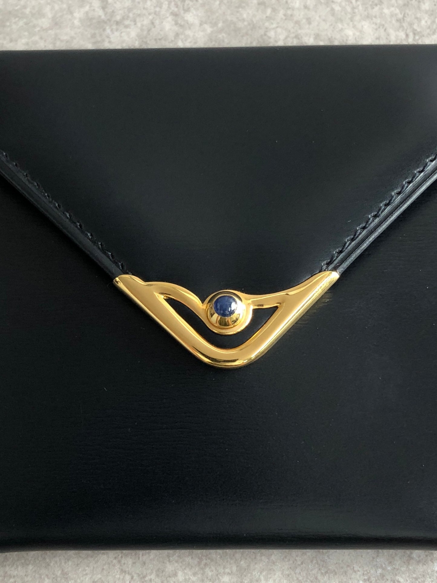 Cartier Coin Purse Black Vintage f2egru
