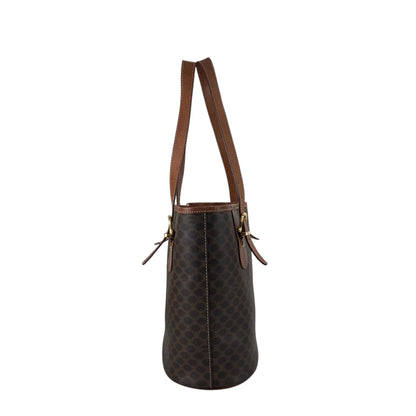 CELINE Macadam Blason Totebag Brown Vintage tdcdrg