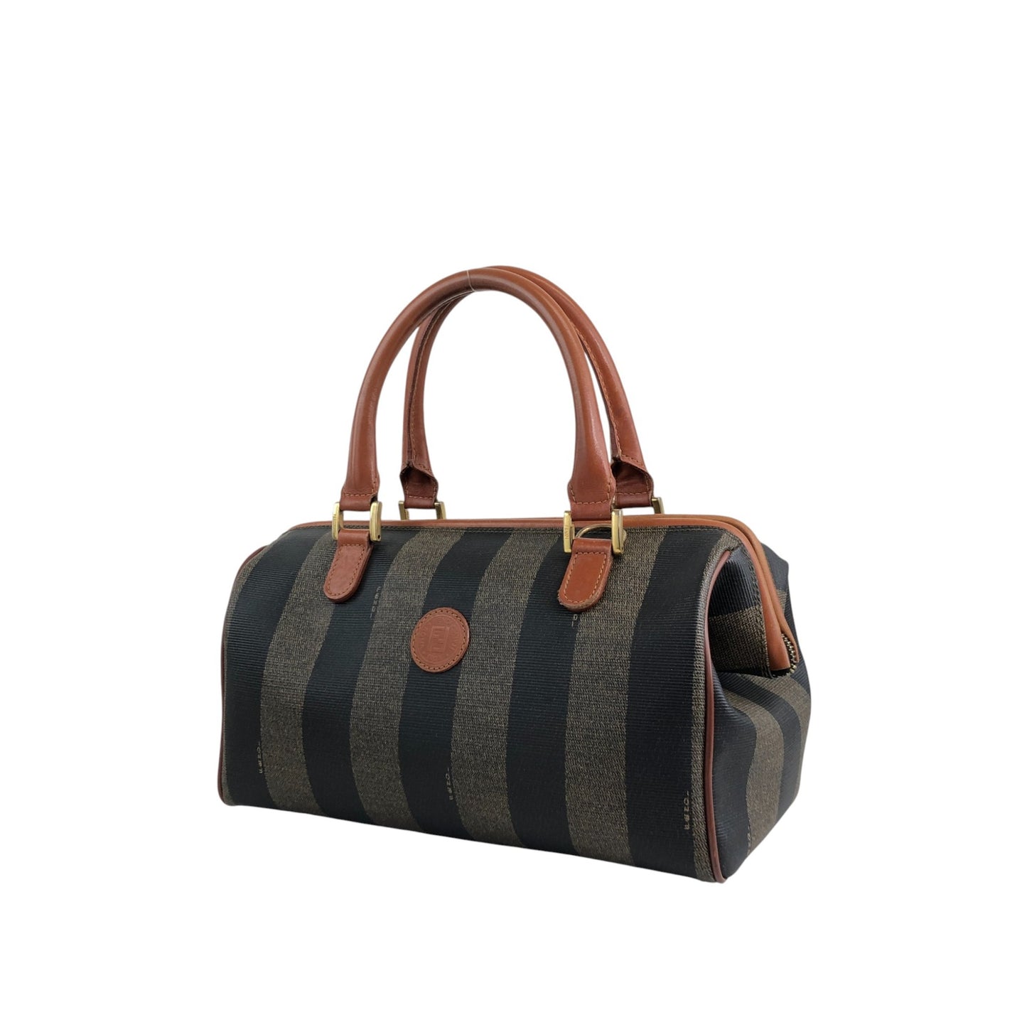 FENDI Pecan Two-way Handbag Shoulder bag Brown Vintage pxf38p