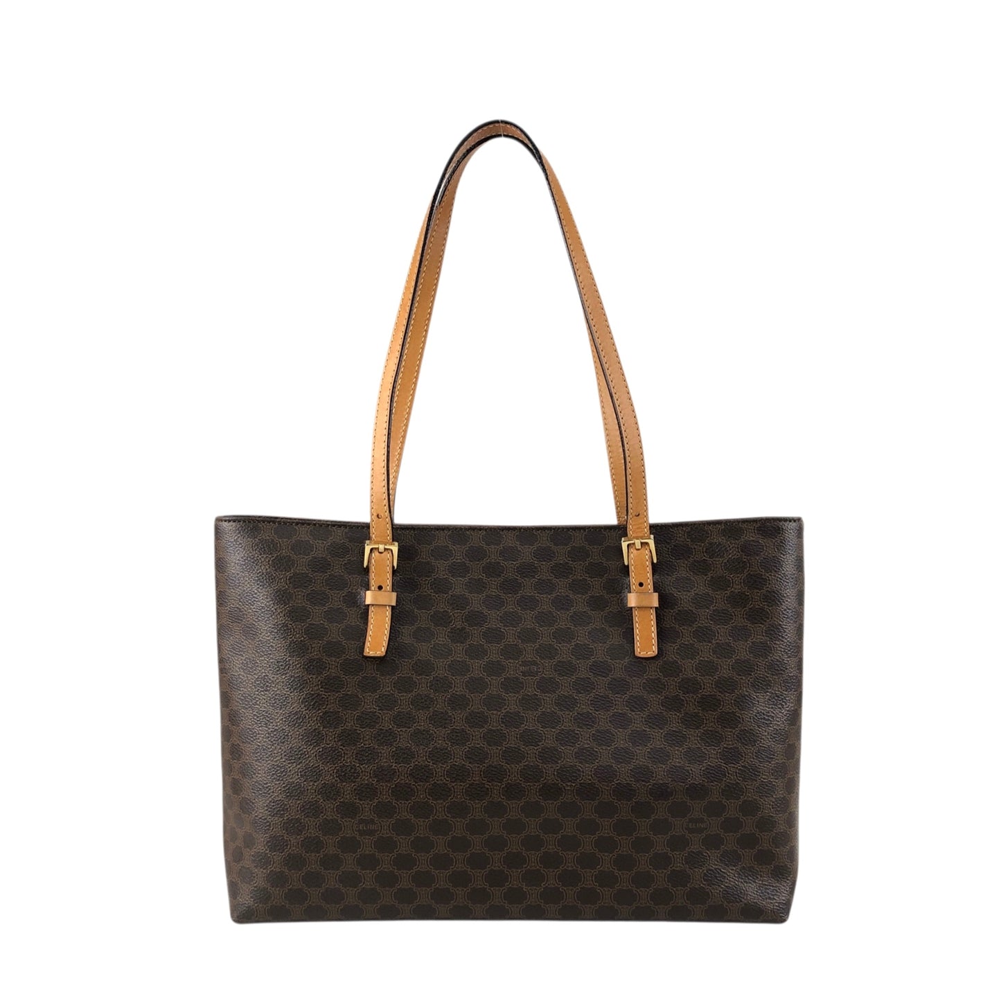 CELINE Macadam Totebag Brown Vintage z8cjjc