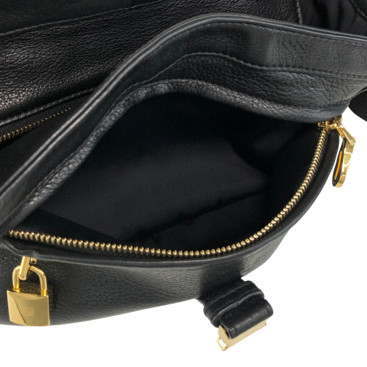 LOEWE Logo Shoulder bag Black Vintage earnia