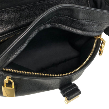 LOEWE Logo Shoulder bag Black Vintage earnia