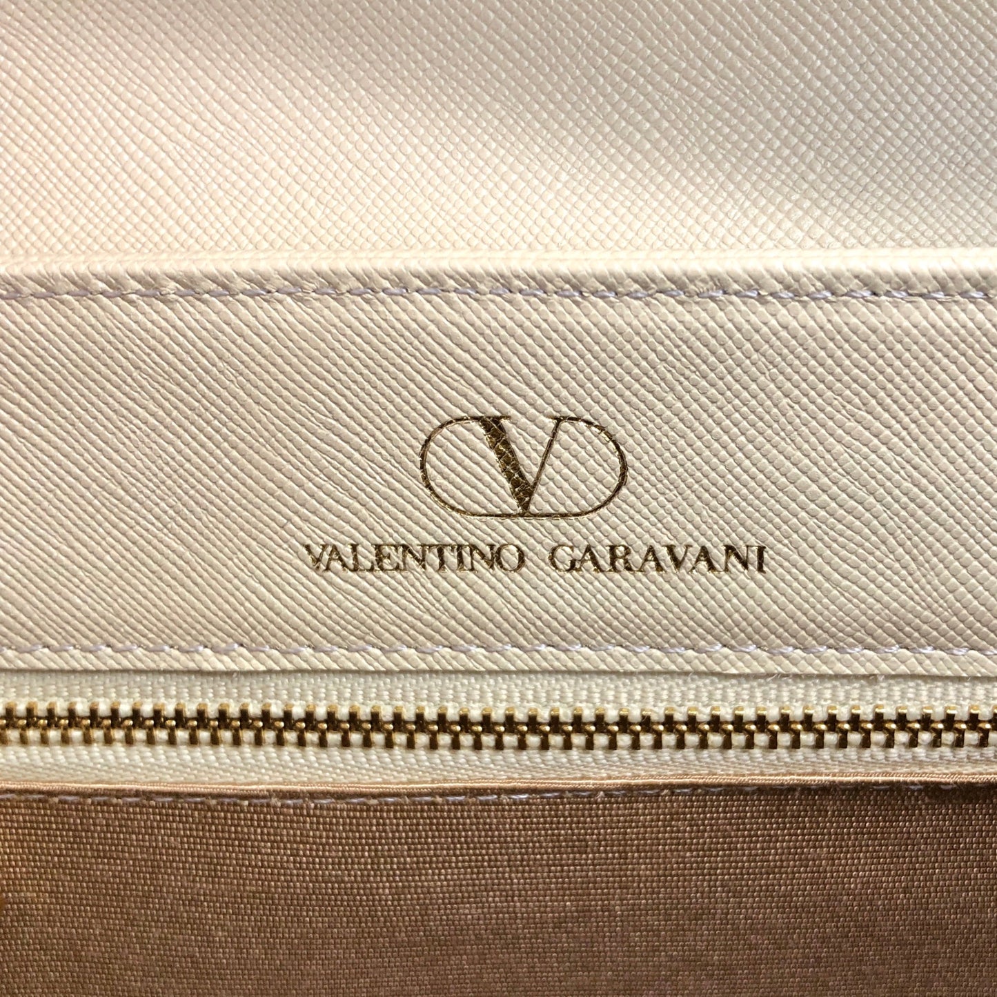 VALENTINO GARAVANI Two-way Handbag Shoulder bag Ivory Vintage t7g327