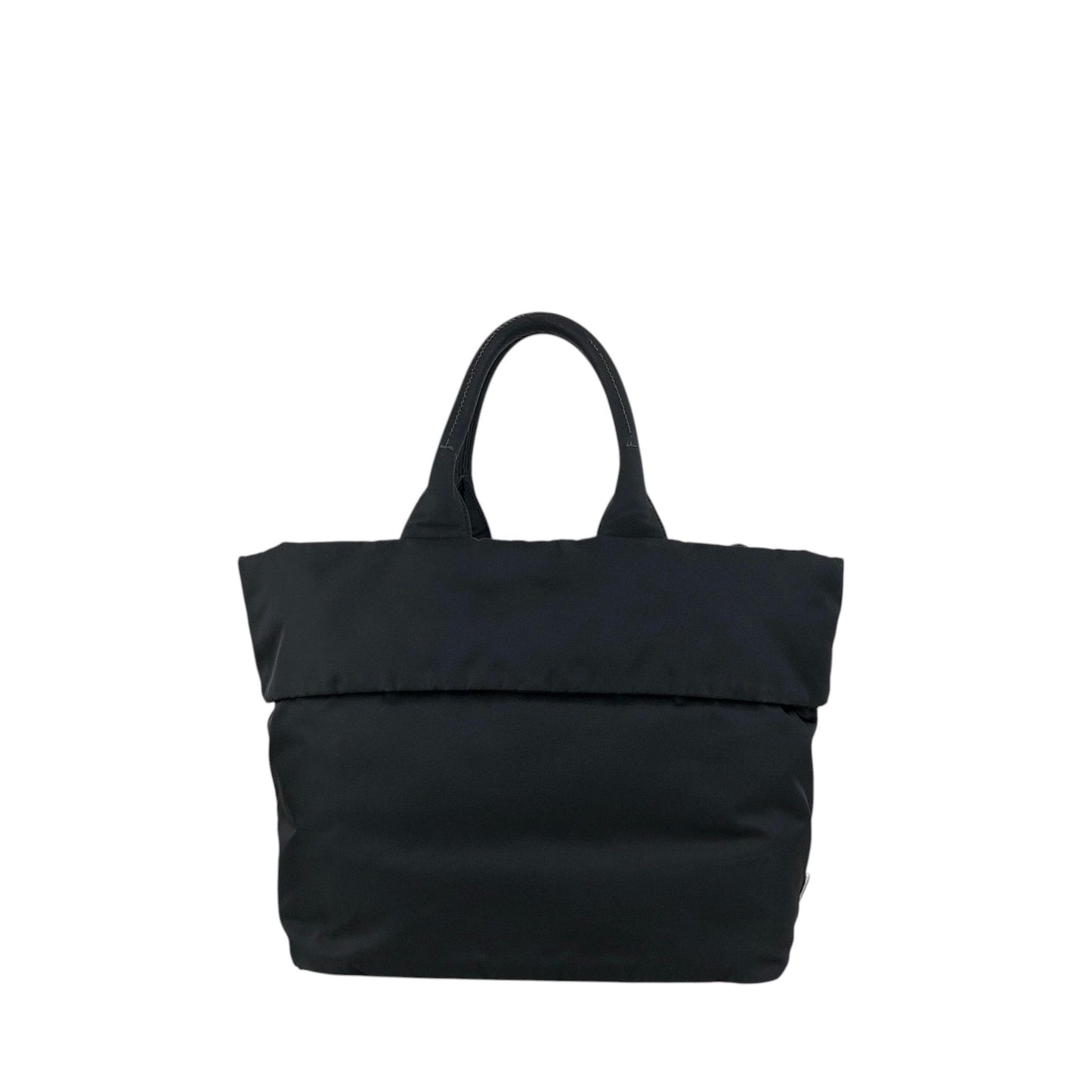 PRADA Tessuto Triangle Logo Two-way Handbag Shoulder bag Black BN1959 Vintage 3tmht8