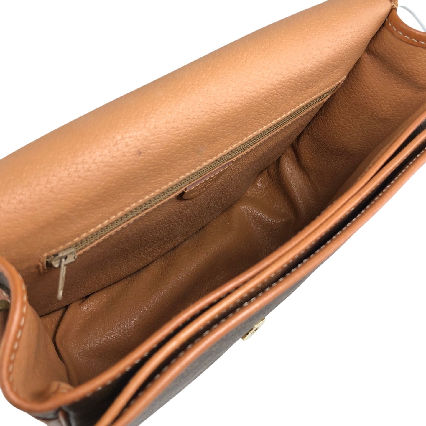 CELINE Macadam Blason Shoulder bag Brown Vintage u4f8bi