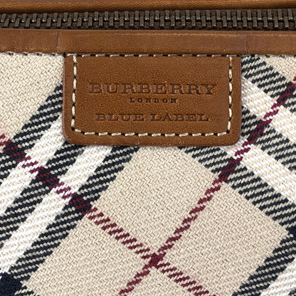 BURBERRY Nova Check Two-way Handbag Shoulder bag Beige Vintage 2zcrez