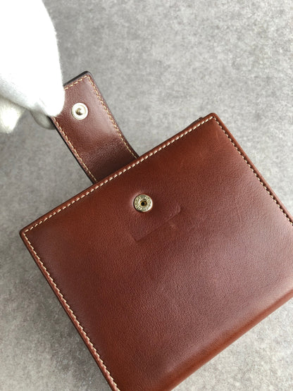 GUCCI Bamboo Folded Wallet Brown Vintage nduszv