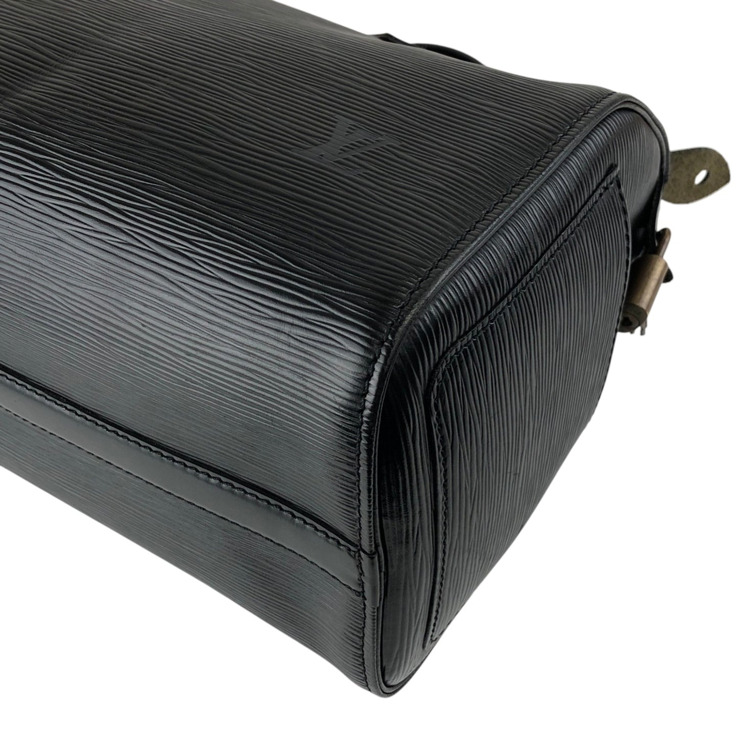 LOUIS VUITTON Epi Small Boston bag Handbag Black Vintage fd7wa4