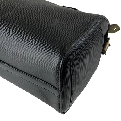 LOUIS VUITTON Epi Small Boston bag Handbag Black Vintage fd7wa4