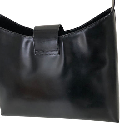 Salvatore Ferragamo Gancini Shoulder bag Black Vintage j6g6xf