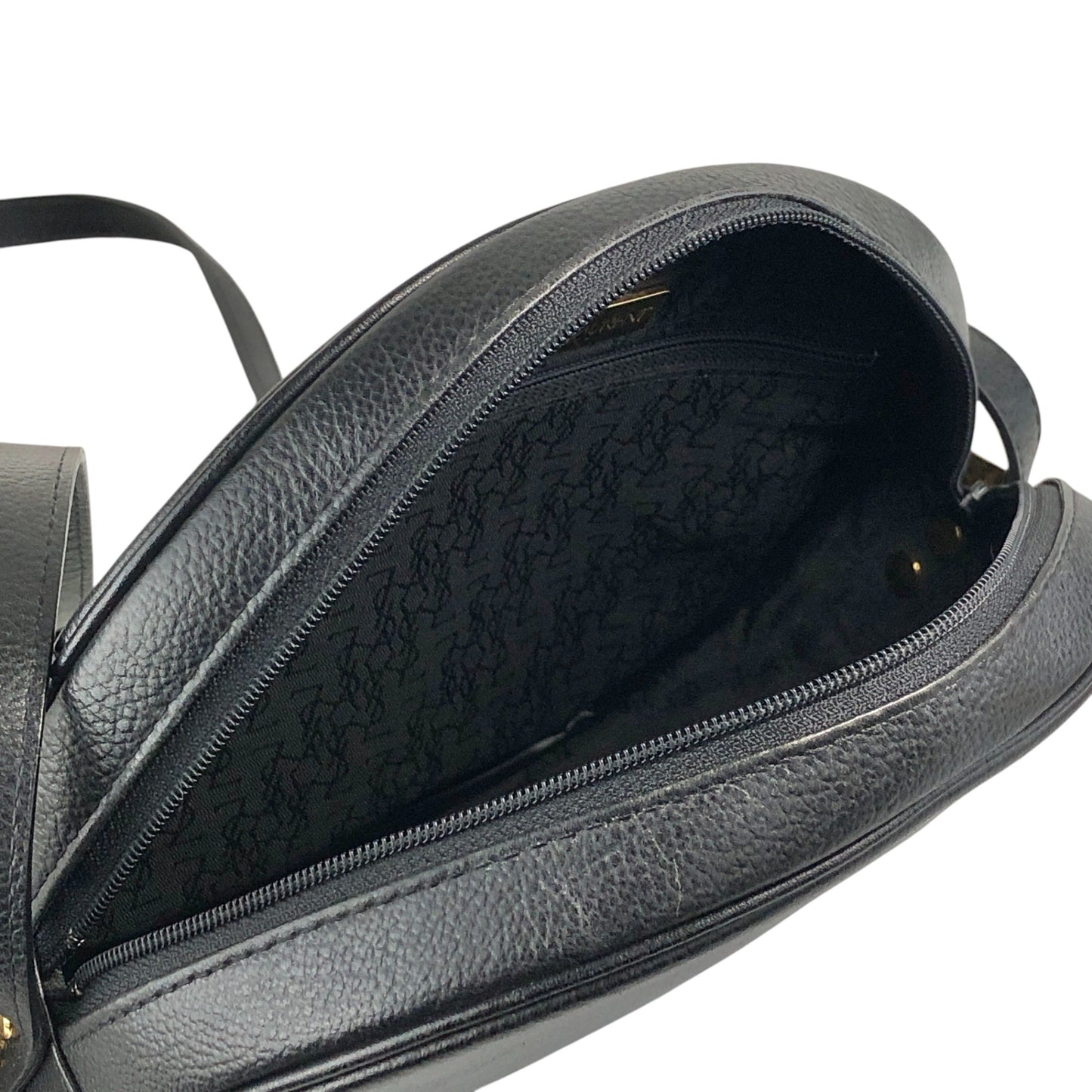 Yves Saint Laurent YSL Logo Shoulder bag Black Vintage 5yuyyw