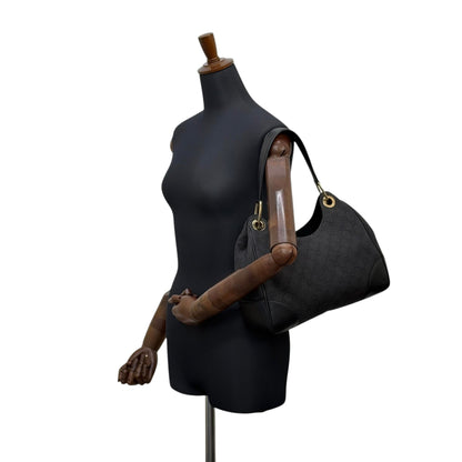 GUCCI Shoulder bag Black Vintage 2wjvts
