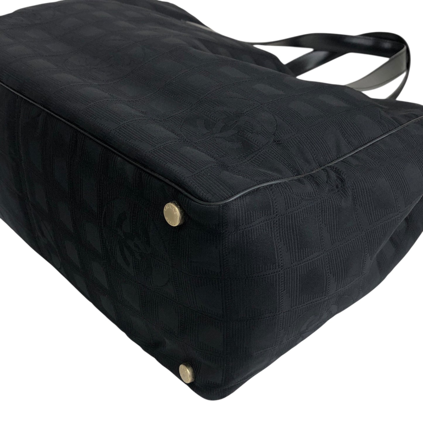 CHANEL New Travel Line Totebag Black Vintage deknxn