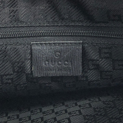 GUCCI Logo Handbag Black Vintage btkmej