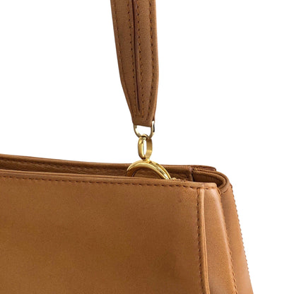 LOEWE Anagram Motif Shoulder bag Camel Vintage hkfnkp