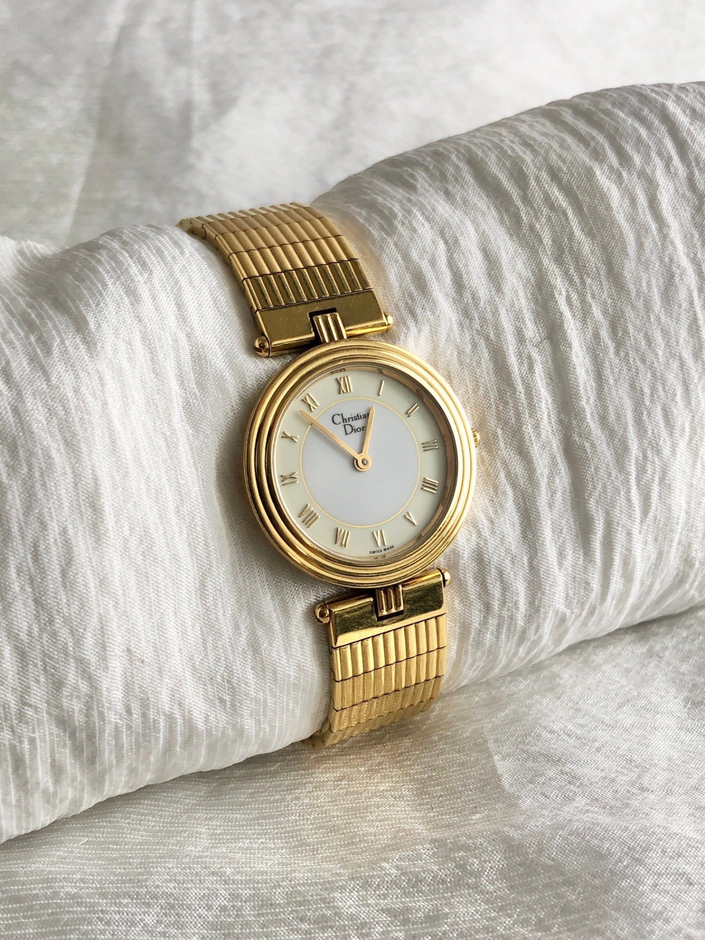 Christian Dior Watch Gold Vintage ignfmy