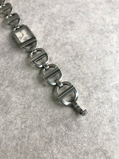 Christian Dior Quartz Watch Silver Vintage cua7kz