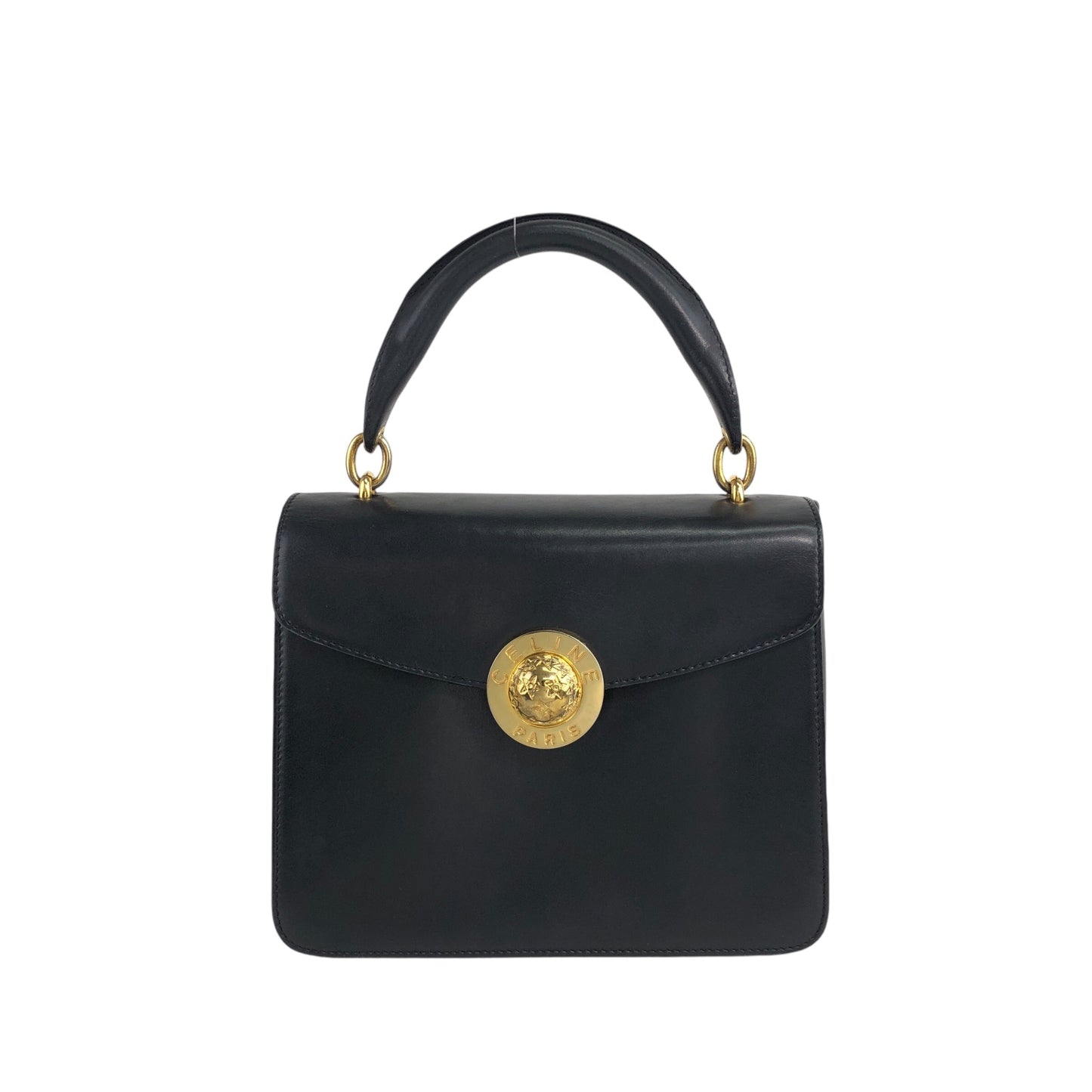 CELINE Starball Handbag Black Vintage yfnu6f
