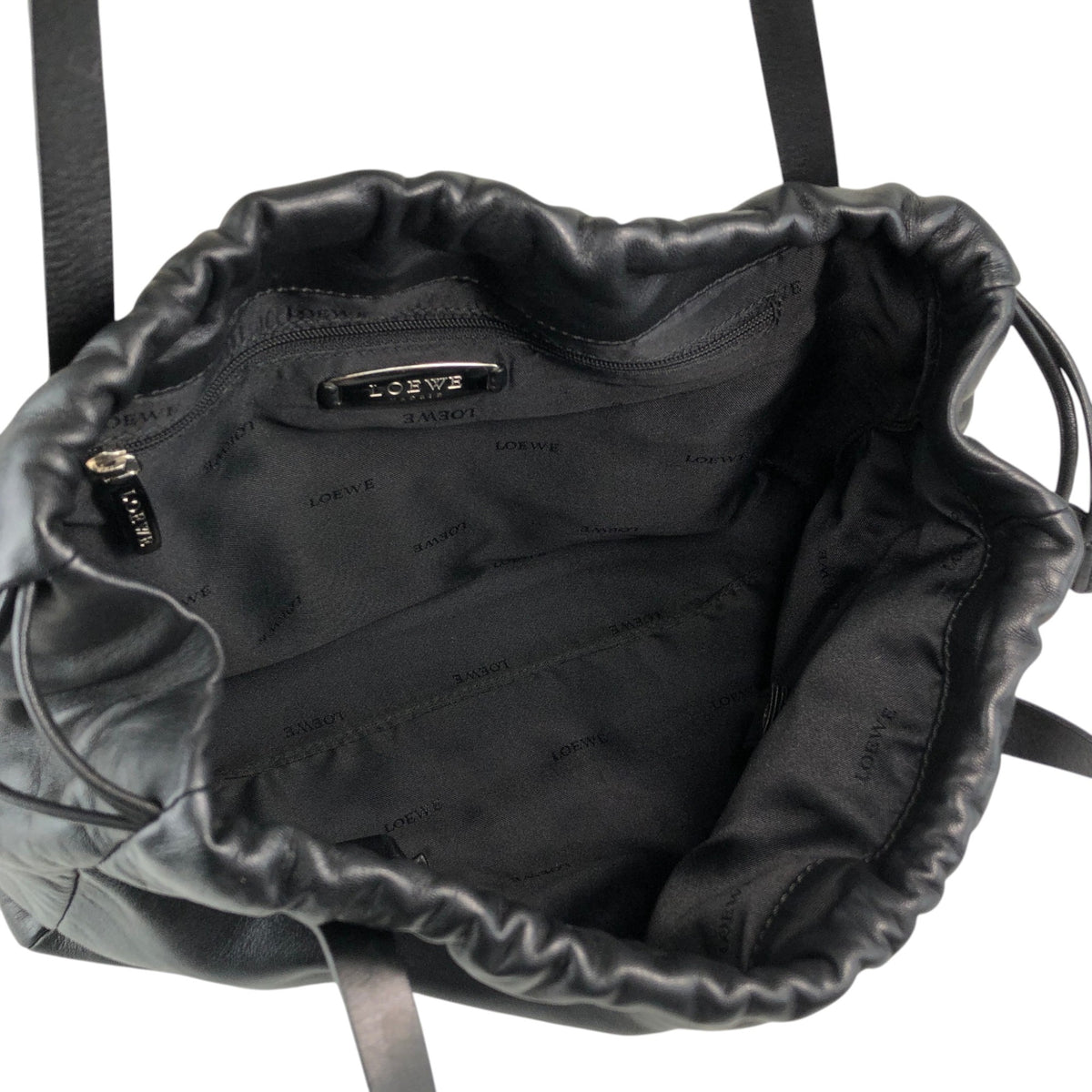 LOEWE Anagram Totebag Black Vintage ztwujd