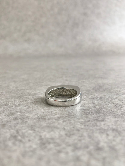 Christian Dior Logo SILVER925 Ring Silver Vintage naz5pt