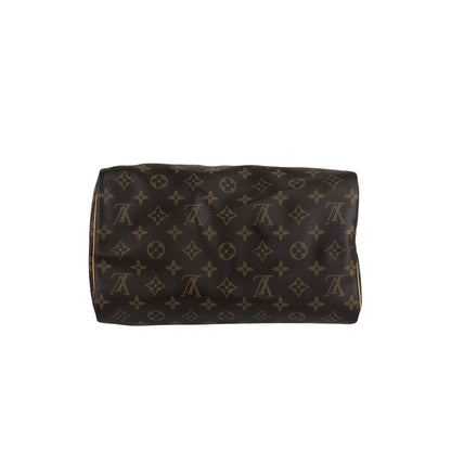 LOUIS VUITTON Monogram Small Boston bag Handbag Brown M41108 Vintage nniw2h