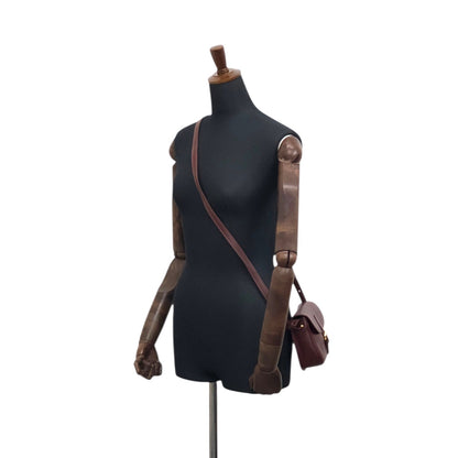 Cartier Front Buckle Shoulder bag Bordeaux Vintage iejnyi