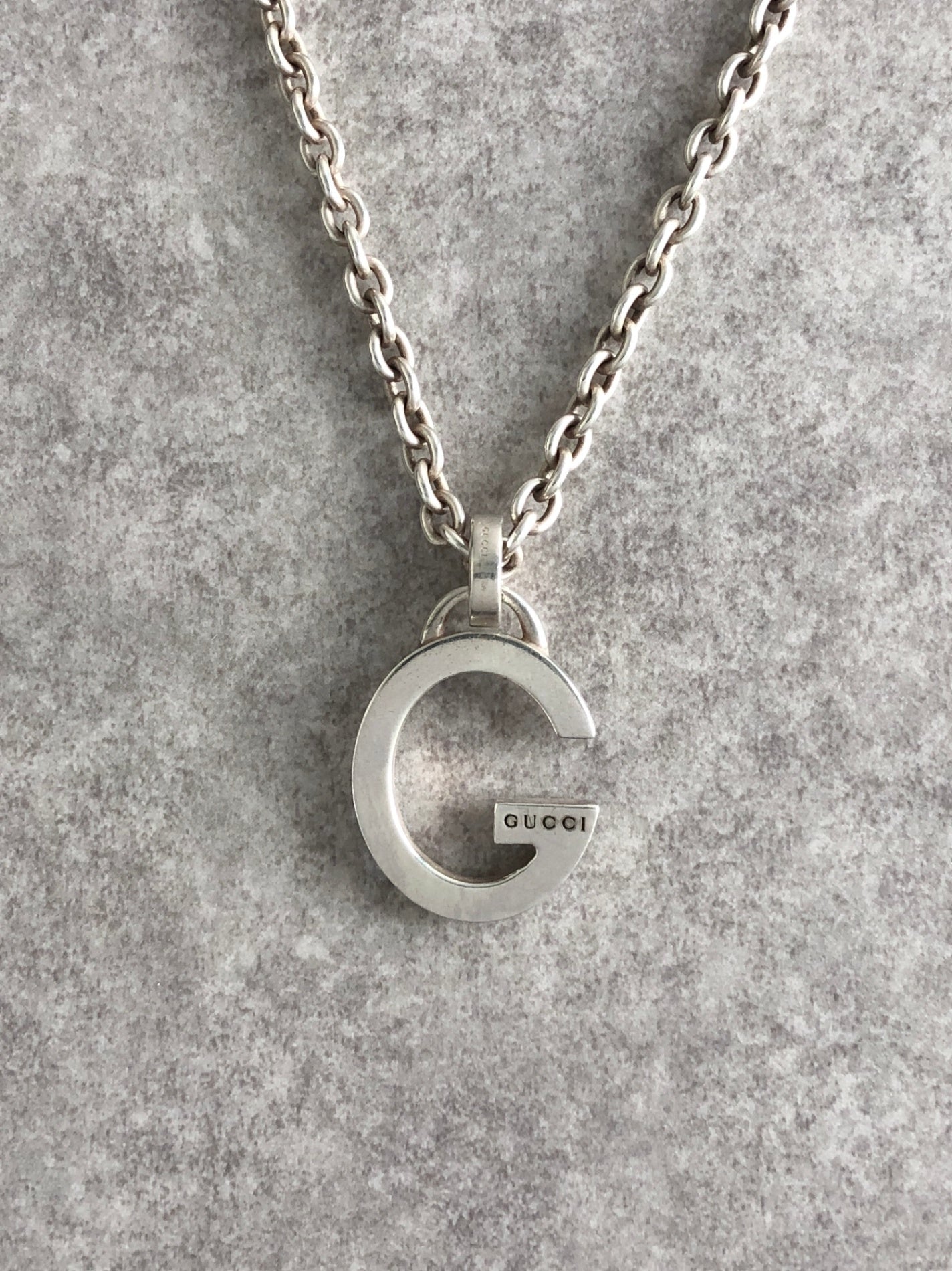 GUCCI SILVER925 Necklace Silver Vintage nj2www