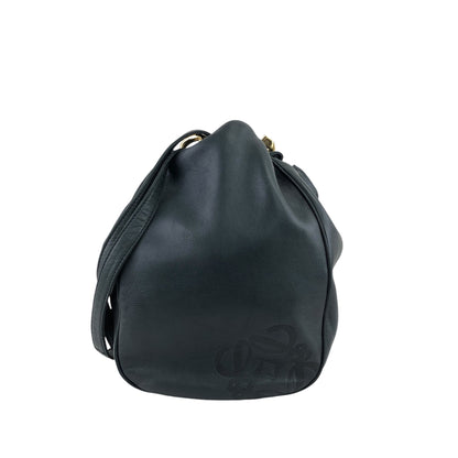 LOEWE Anagram Shoulder bag Black Vintage 2w43tu