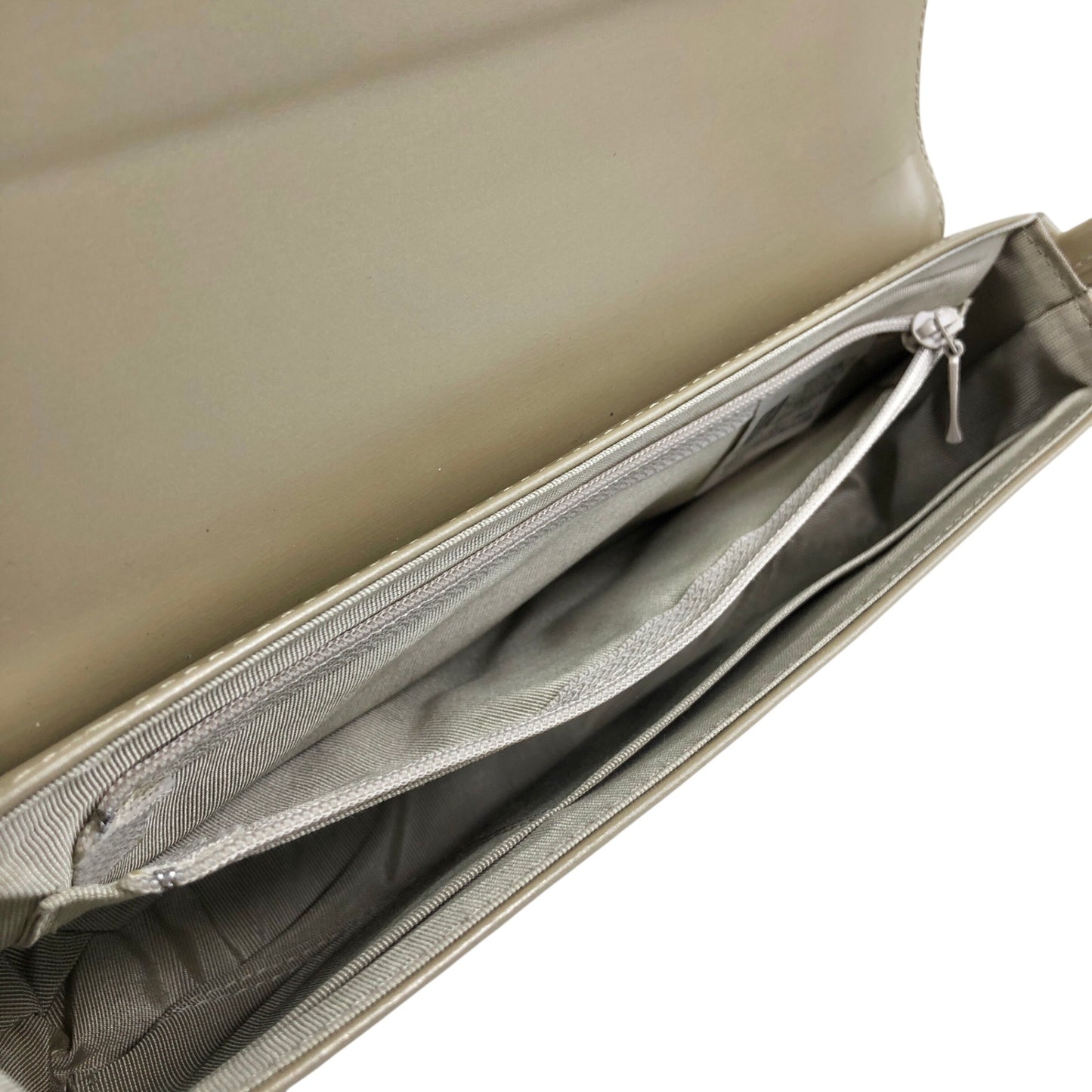 GIVENCHY Logo Handbag Beige Vintage f832t4