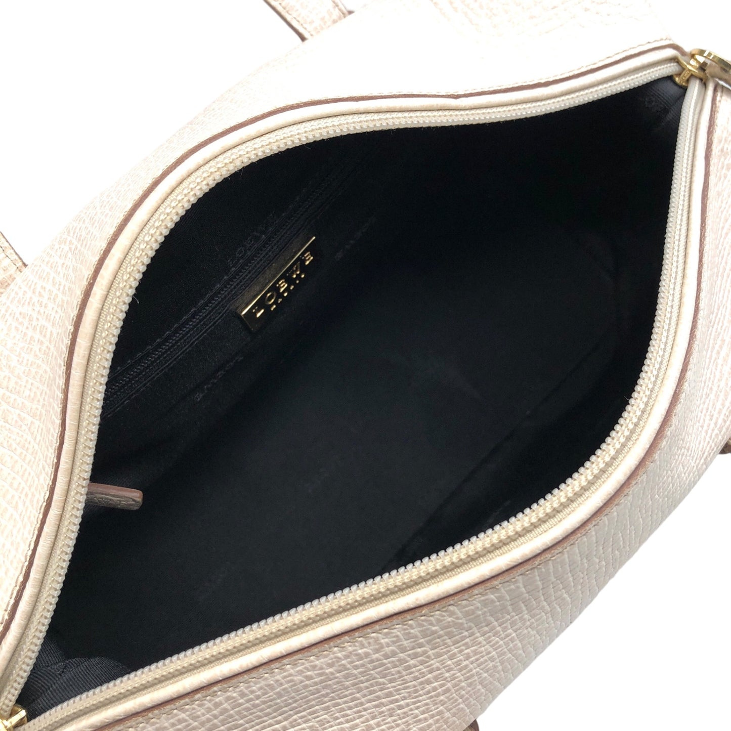 LOEWE Logo Handbag Ivory Vintage caebiw