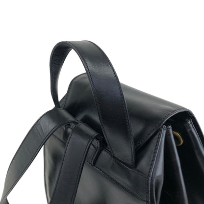 CELINE Gancini Backpack Black Vintage 6s3thv
