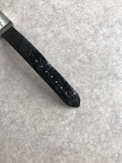 Christian Dior Trotter Quartz Watch Black Vintage pnj63r