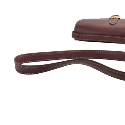 Cartier Front Buckle Shoulder bag Bordeaux Vintage iejnyi