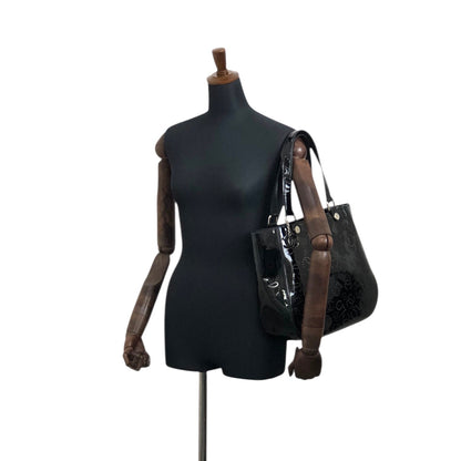 CHANEL Coco Mark Totebag Black Vintage xpyt38