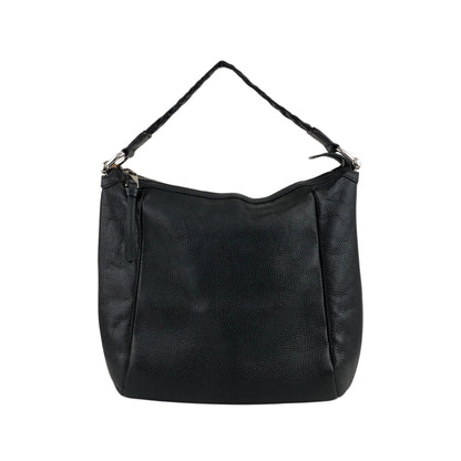 GUCCI Bamboo Shoulder bag Black Vintage a4vpvh