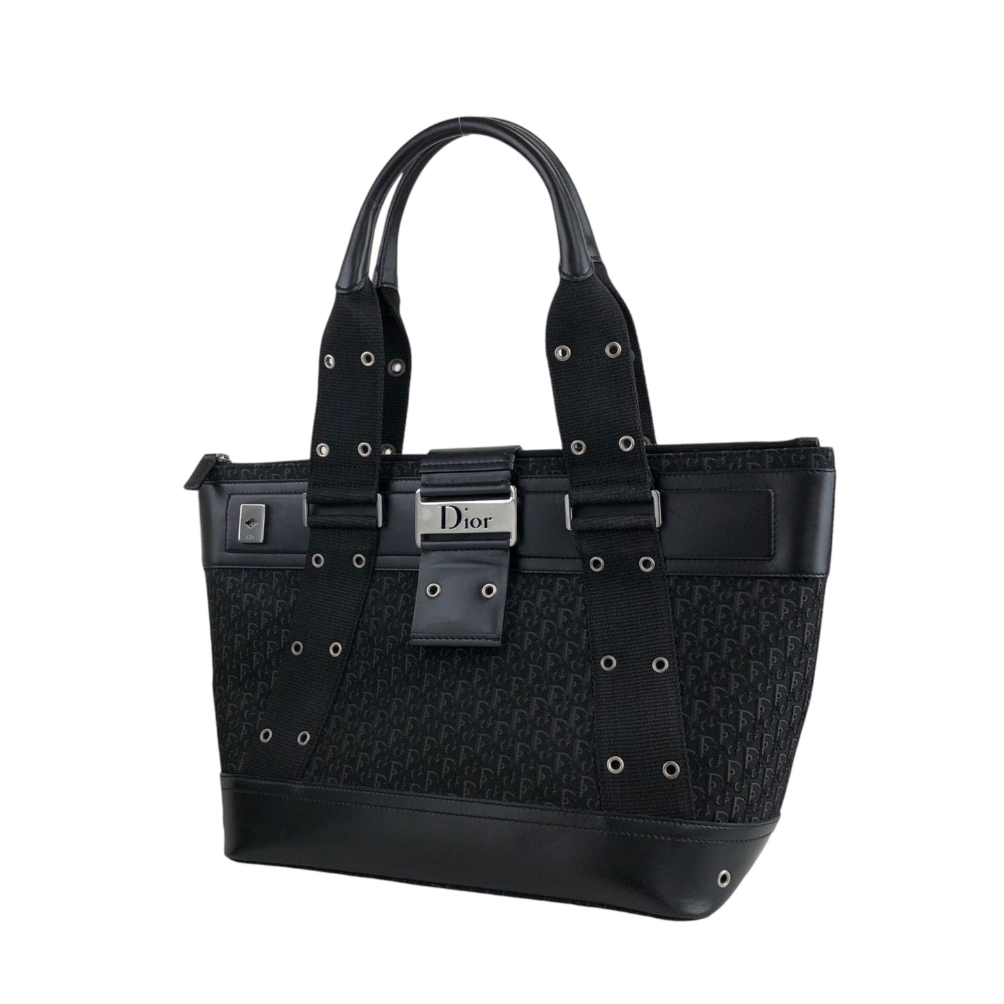 Christian Dior Street Chic Logo Totebag Black Vintage vpzvni