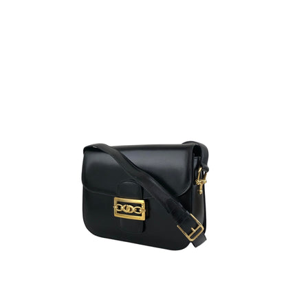 CELINE Horse Bit Shoulder bag Black Vintage jh7wiz
