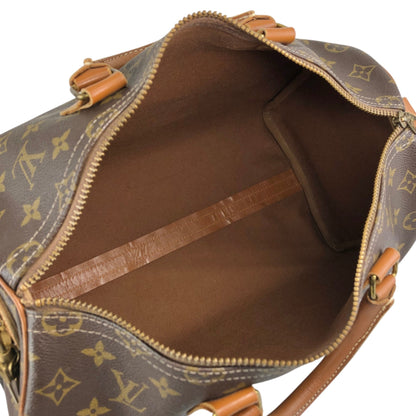 LOUIS VUITTON Monogram Speedy35 Handbag Boston bag Brown Vintage M41526 y3e6fb