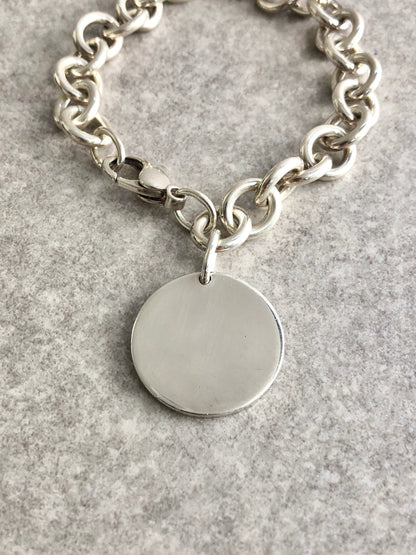 Tiffany & Co. SILVER925 Bracelet Silver Vintage 36nwem