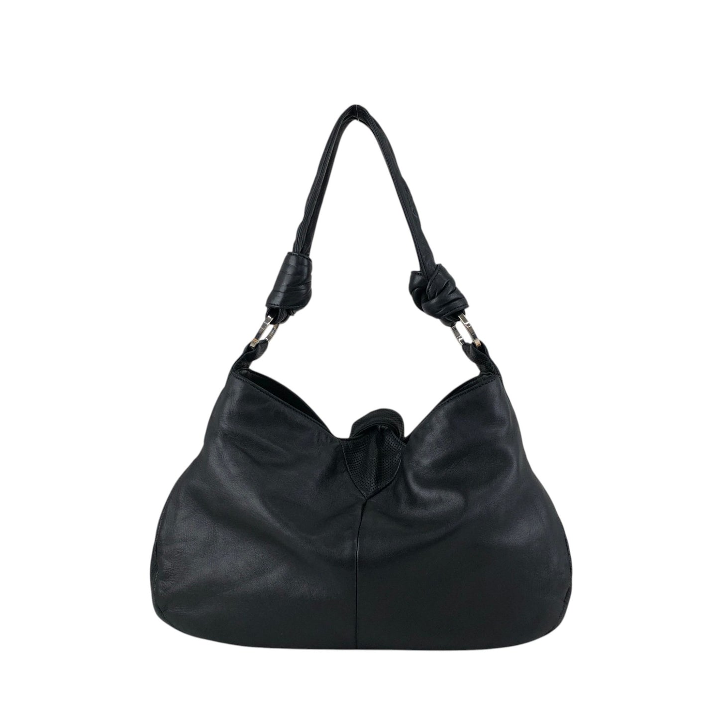 LOEWE Anagram Shoulder bag Hobobag Black Vintage 4gd3uv